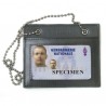 PORTE-CARTES EN CUIR AVEC CHAINE  - 1 PORTE-CARTES EN CUIR AVEC CHAINE  - 1