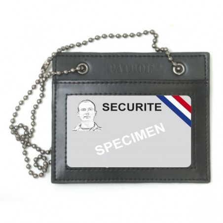 PORTE-CARTES EN CUIR AVEC CHAINE  - 3