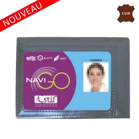 PORTE FEUILLE SAPEUR POMPIER 2 VOLETS AVEC CARTE NAVIGO  - 2