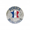 PORTE-CARTES CUIR FORMAT CB + BILLET AVEC INSIGNE POLICE MUNICIPALE  - 3 PORTE-CARTES CUIR FORMAT CB + BILLET AVEC INSIGNE POLICE MUNICIPALE  - 3