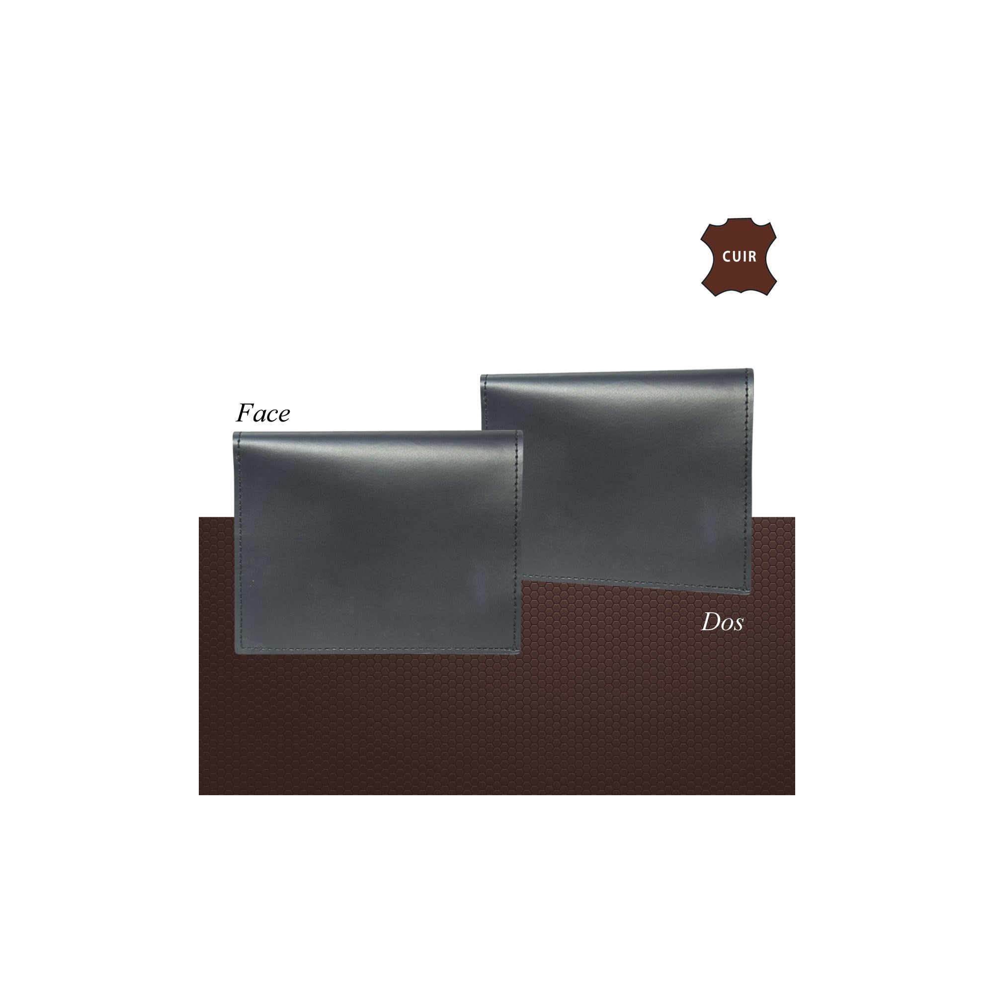 PORTE-CARTES CUIR FORMAT CB AVEC INSIGNE POLICE MUNICIPALE - 2 PORTE-CARTES CUIR FORMAT CB AVEC INSIGNE POLICE MUNICIPALE - 2