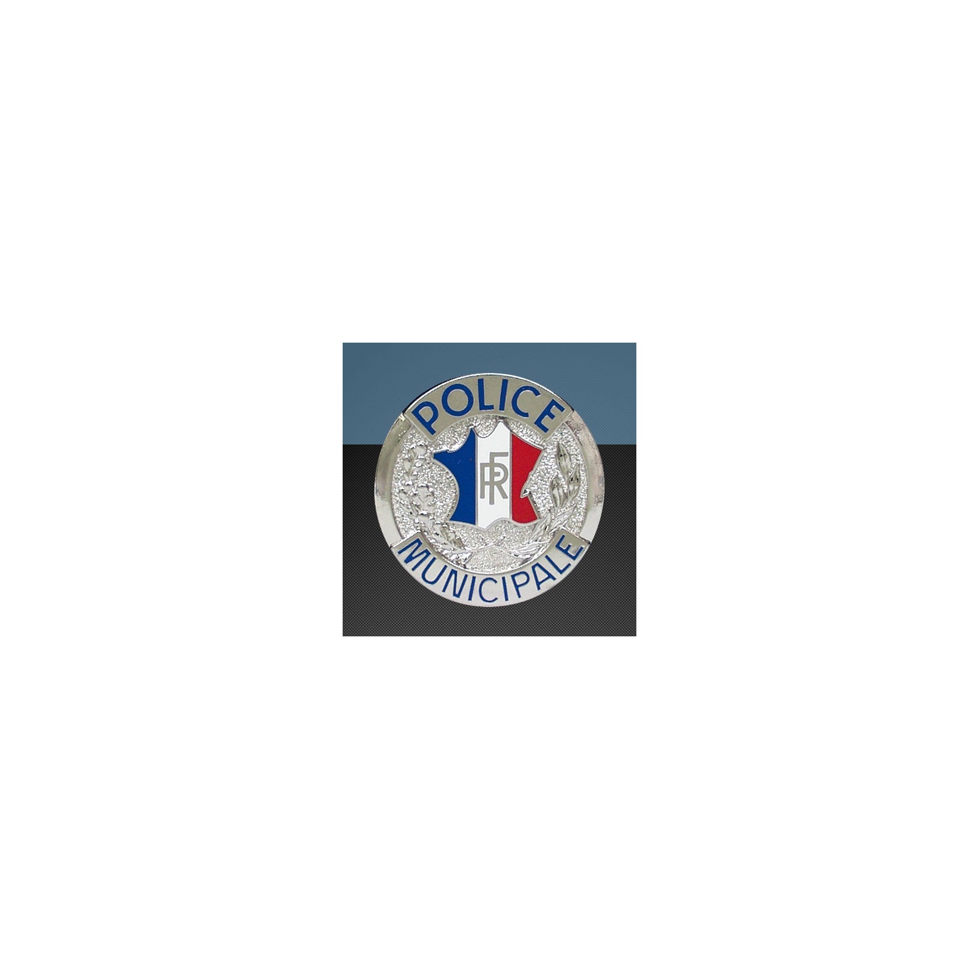 PORTE-CARTES CUIR FORMAT CB AVEC INSIGNE POLICE MUNICIPALE - 3 PORTE-CARTES CUIR FORMAT CB AVEC INSIGNE POLICE MUNICIPALE - 3