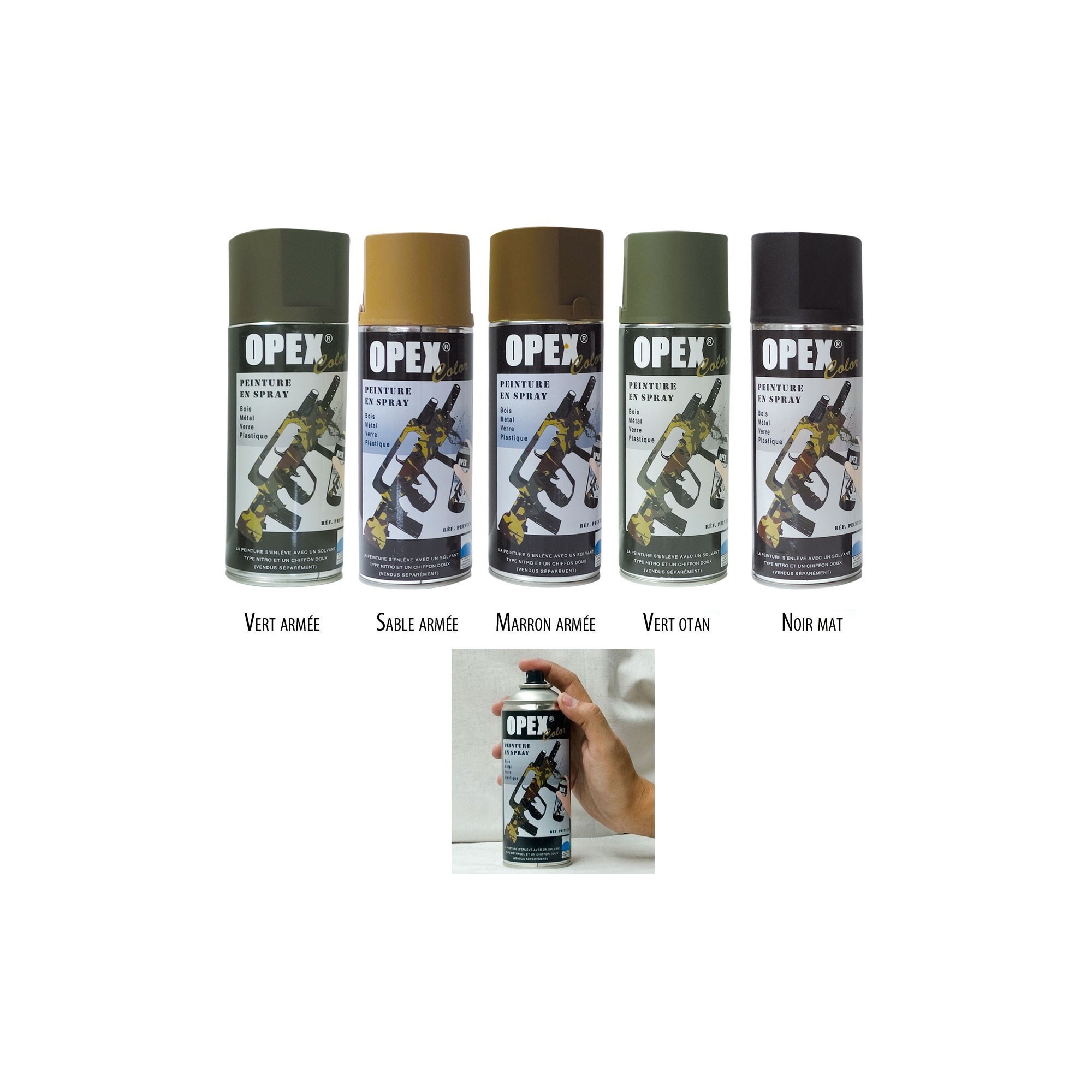 PEINTURE OPEXCOLOR EN SPRAY 400ML  - 1 PEINTURE OPEXCOLOR EN SPRAY 400ML  - 1