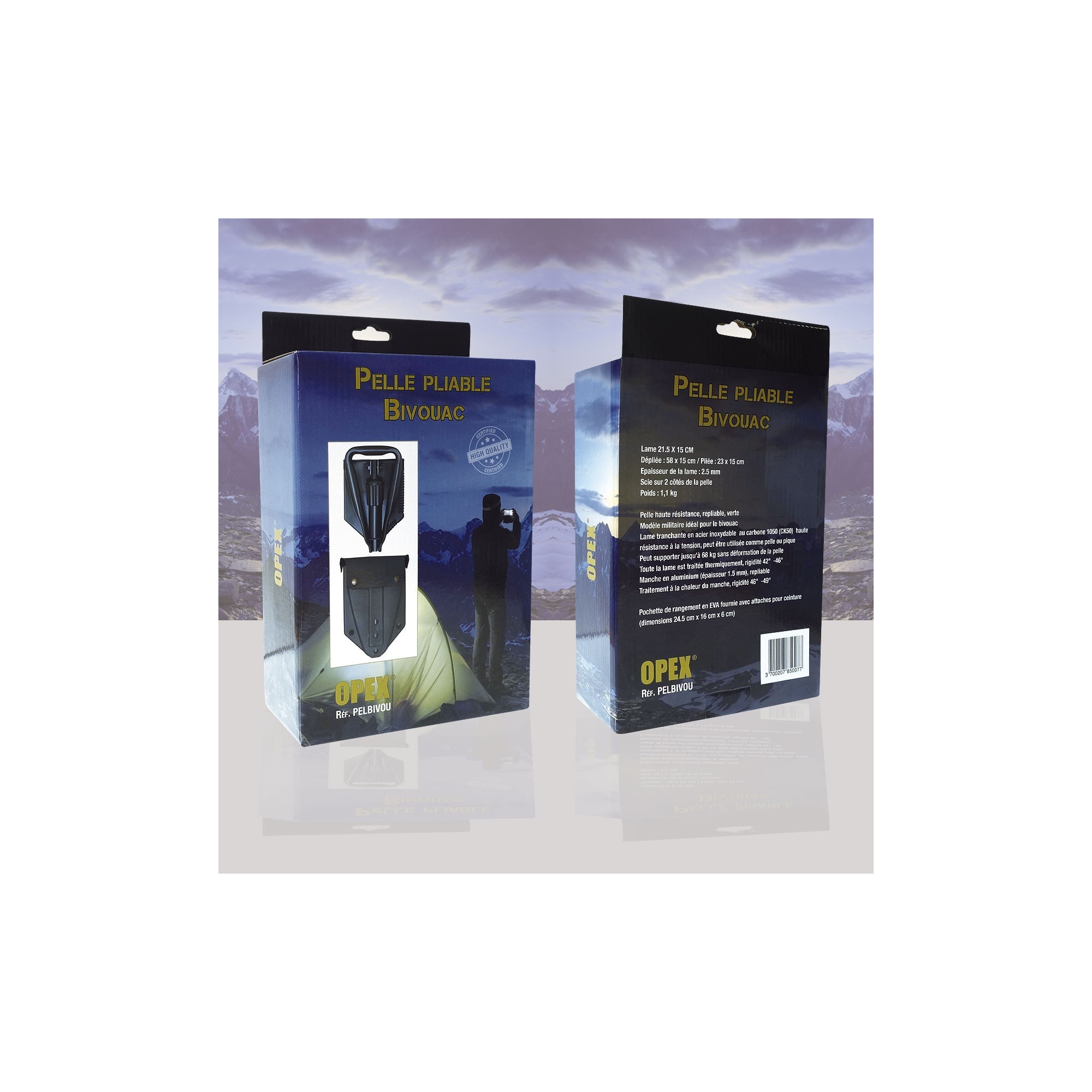 Pelle pliable Trekking Haute résistance  - 2