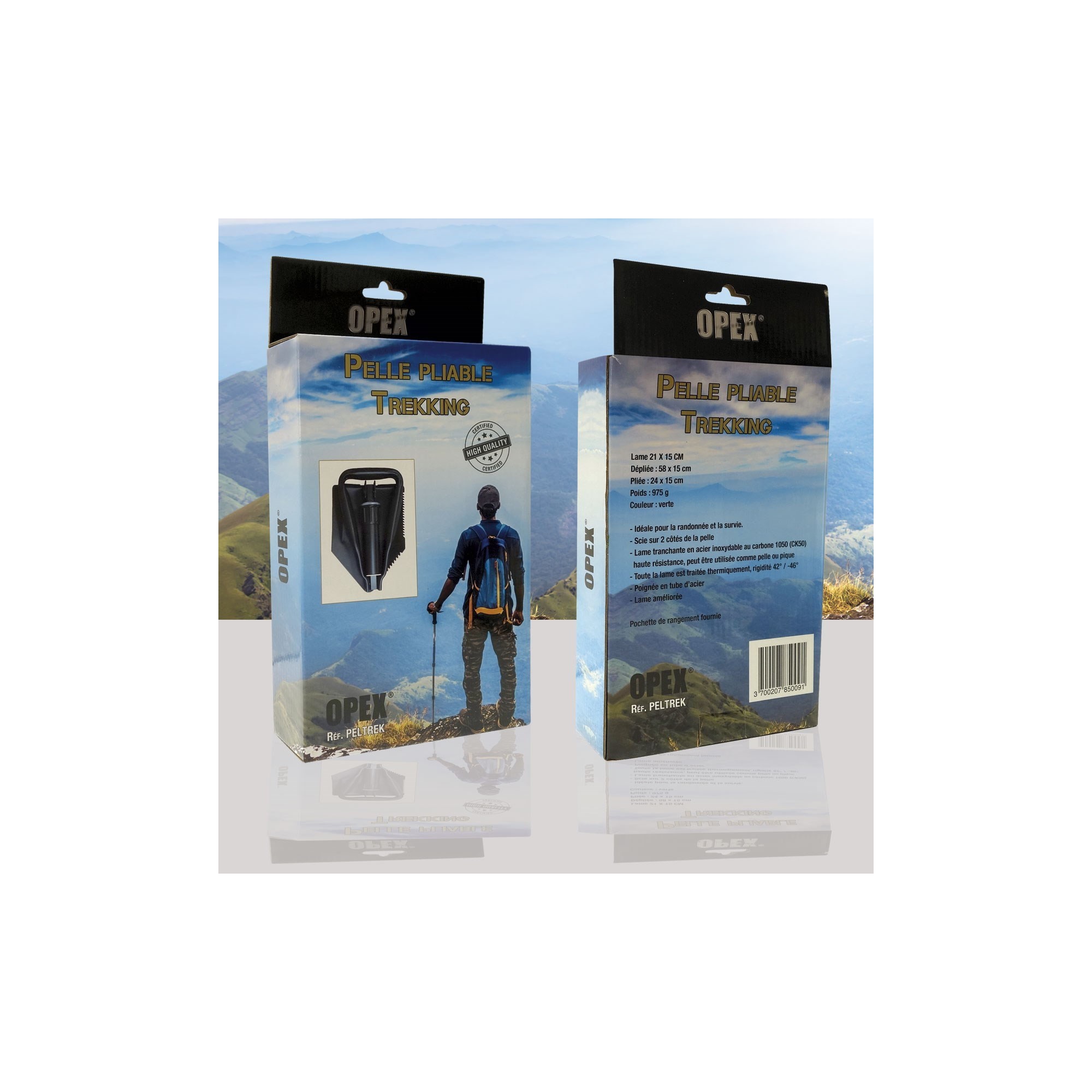 Grande pelle pliable pour Trekking  - 2