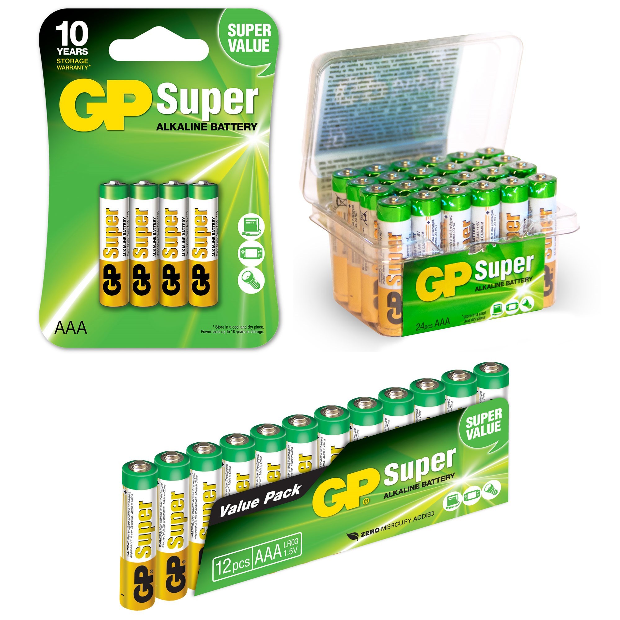 Piles alcalines AAA / LR03 Super  - 1 Piles alcalines AAA / LR03 Super  - 1