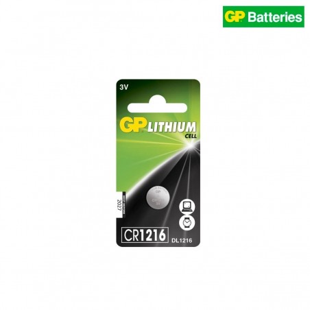 GP pile bouton, Lithium, CR1216  - 1
