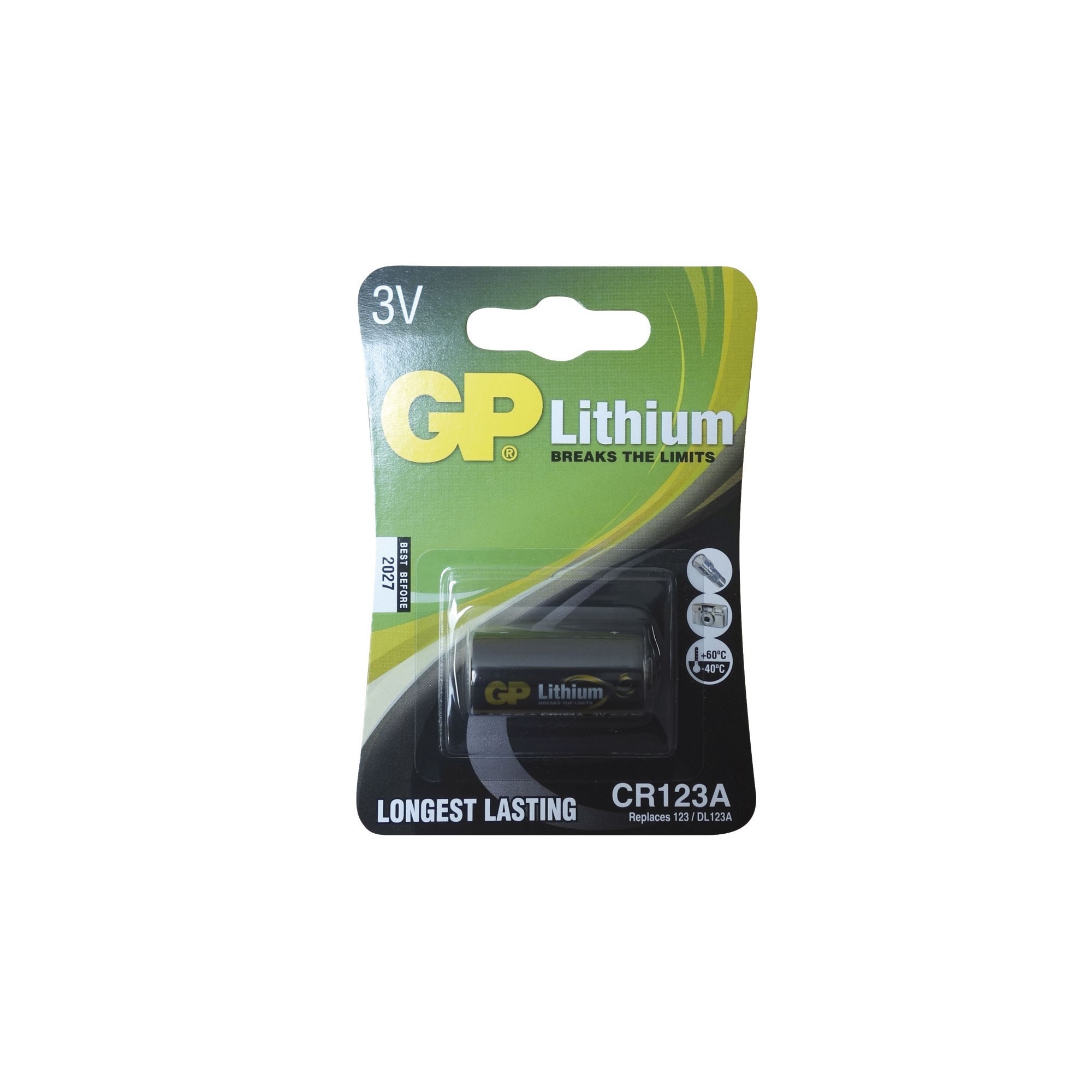 BATTERIE CR123A SOUS BLISTER  - 1 BATTERIE CR123A SOUS BLISTER  - 1