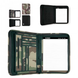 Classeur A6 militaire chef de groupe avec couverture camouflage CE