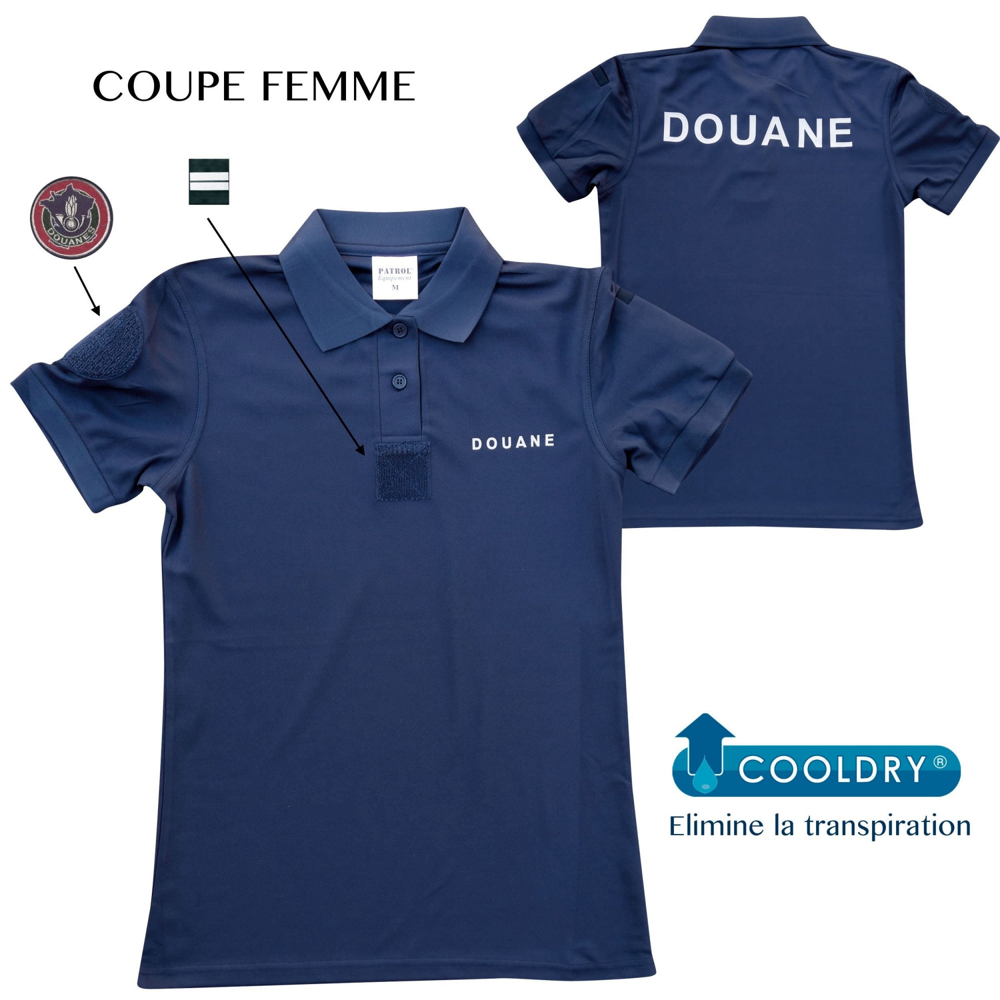 POLO DOUANE FEMME COOLDRY  - 1 POLO DOUANE FEMME COOLDRY  - 1