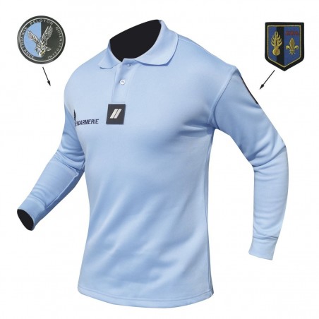 POLO BLEU GENDARMERIE HOMME  - 2