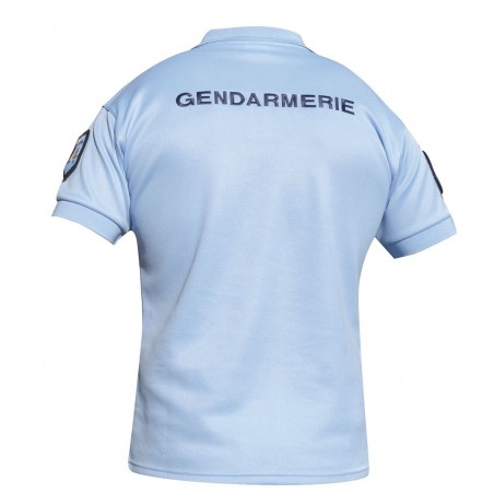 POLO BLEU GENDARMERIE HOMME ALLEGE  - 2