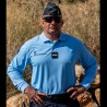 POLO BLEU MANCHES LONGUES GENDARMERIE COOLDRY MAILLE PIQUEE  - 2 POLO BLEU MANCHES LONGUES GENDARMERIE COOLDRY MAILLE PIQUEE  - 2