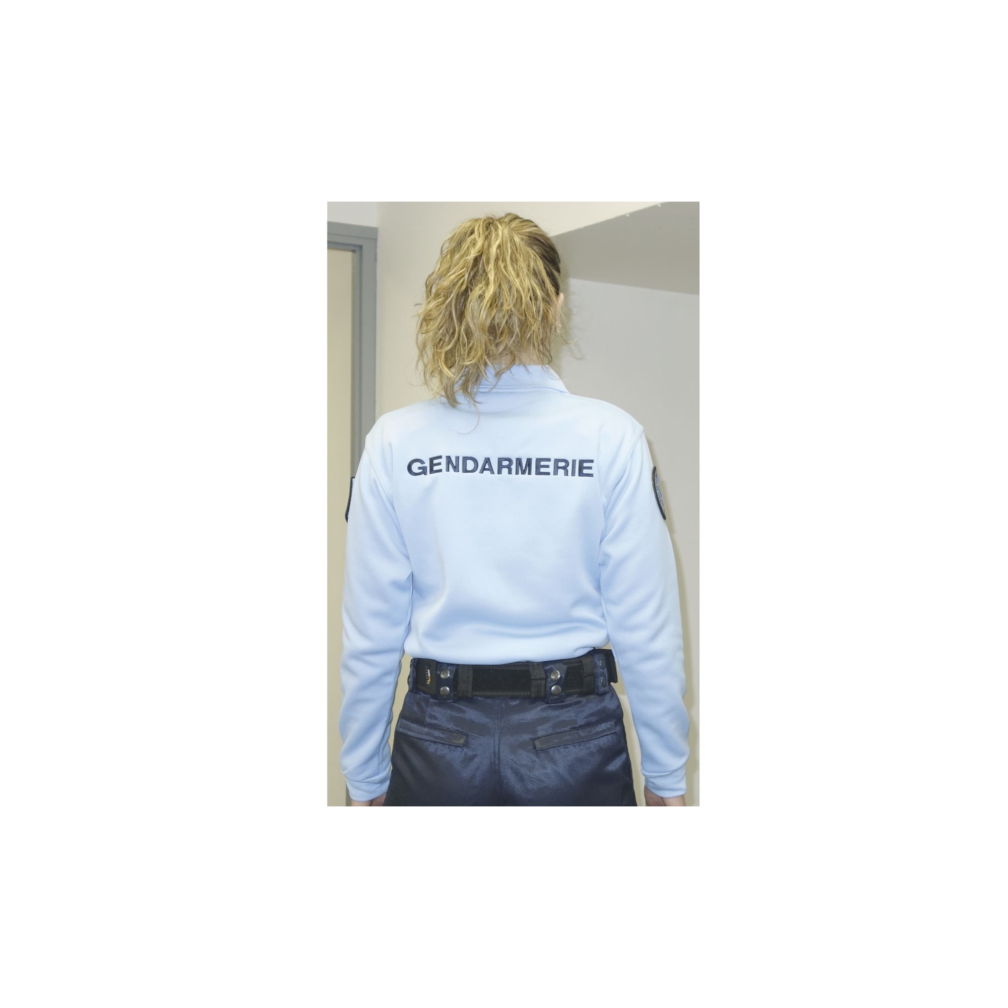 POLO BLEU GENDARMERIE FEMME  - 3