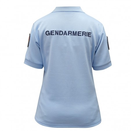 POLO BLEU GENDARMERIE FEMME ALLEGE  - 2