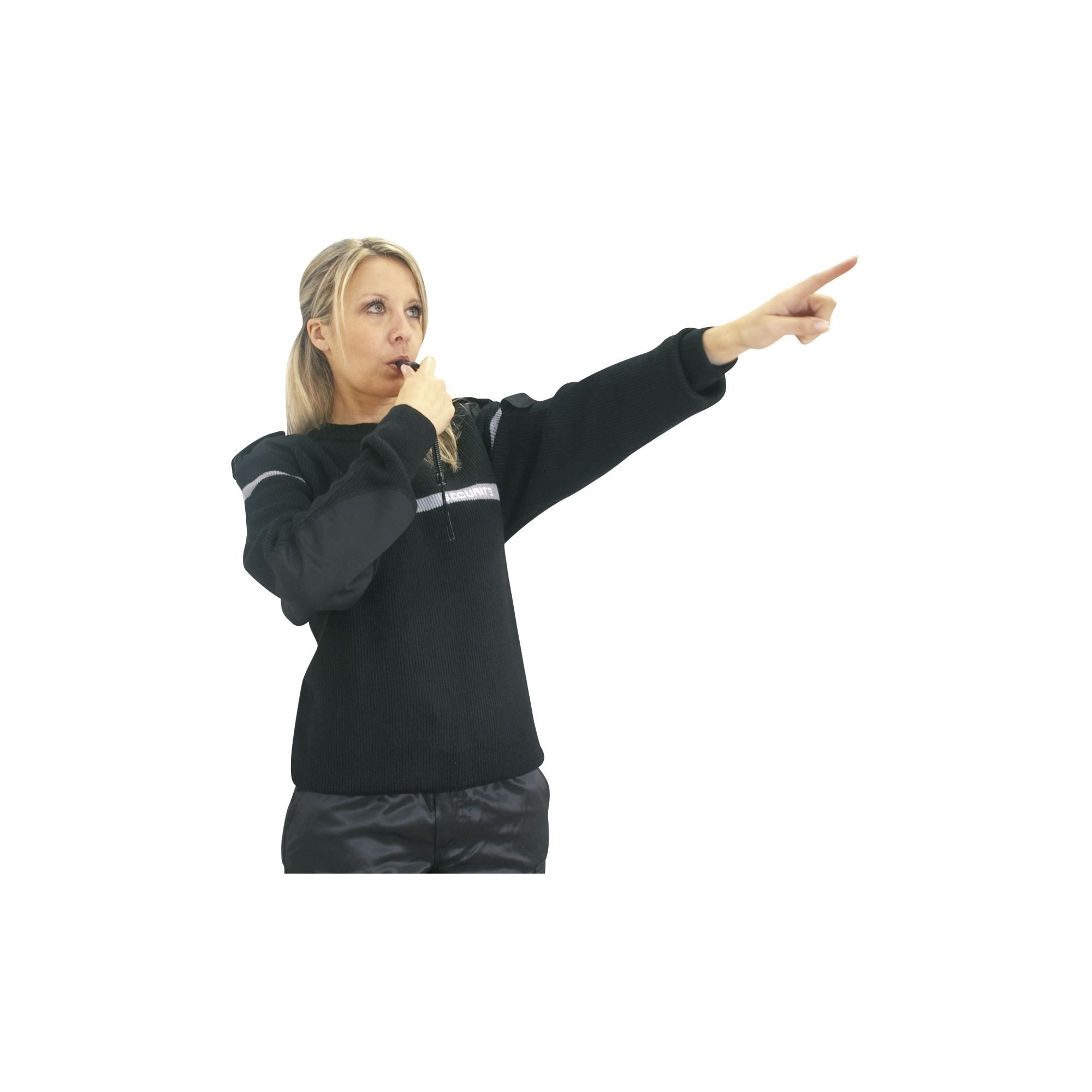 PULL SECURITE AVEC BANDE BRODE  - 3 PULL SECURITE AVEC BANDE BRODE  - 3