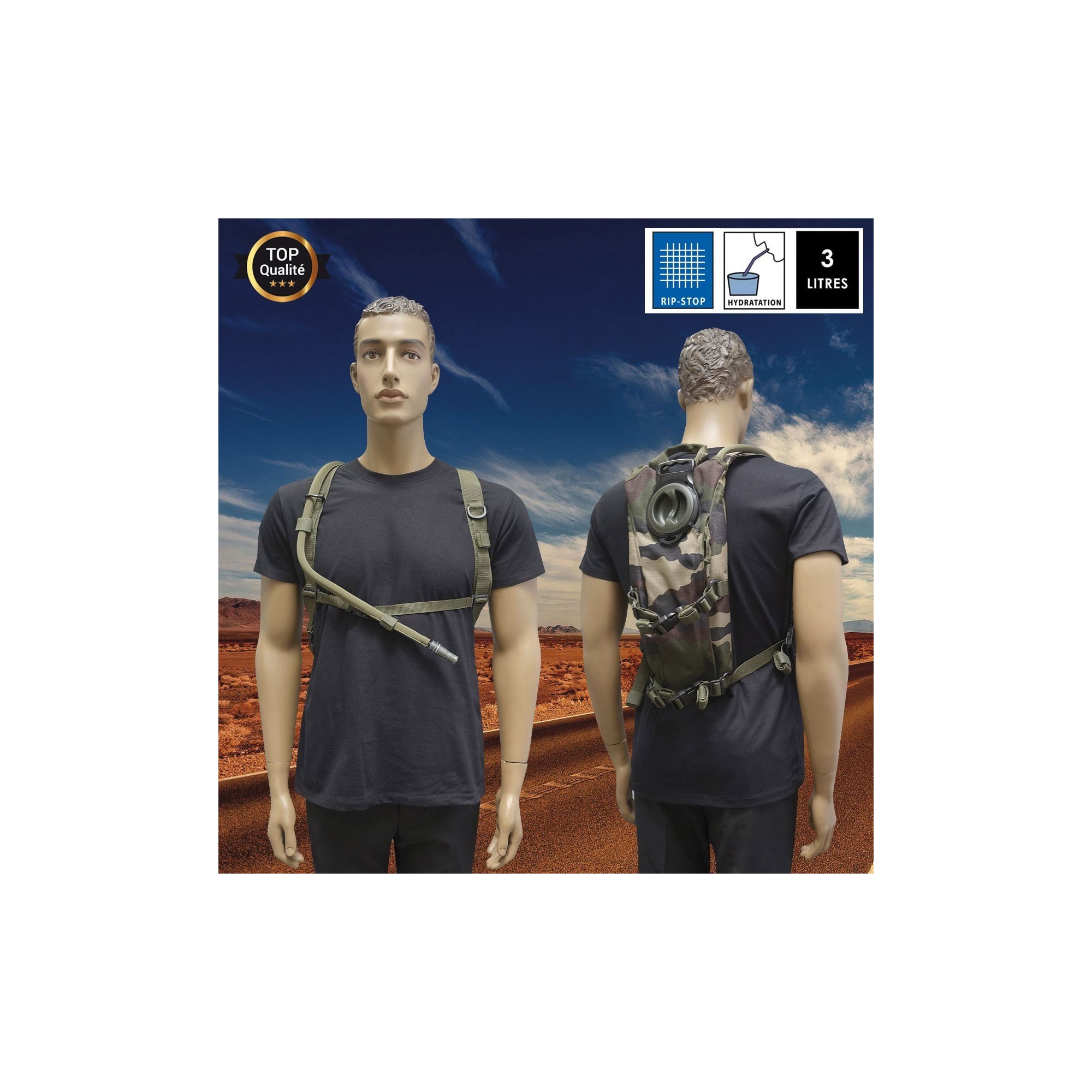 SAC D'HYDRATATION 3 LITRES  - 1