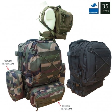 SAC A DOS TACTICAL MOLLE MILITAIRE  - 1