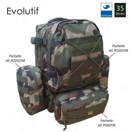 SAC A DOS TACTICAL MOLLE MILITAIRE  - 2