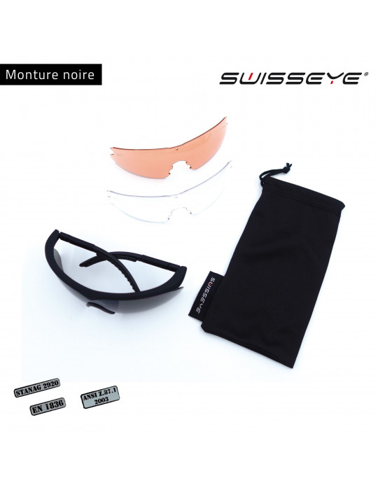 Lunettes balistiques Raptor Swisseye  - 4