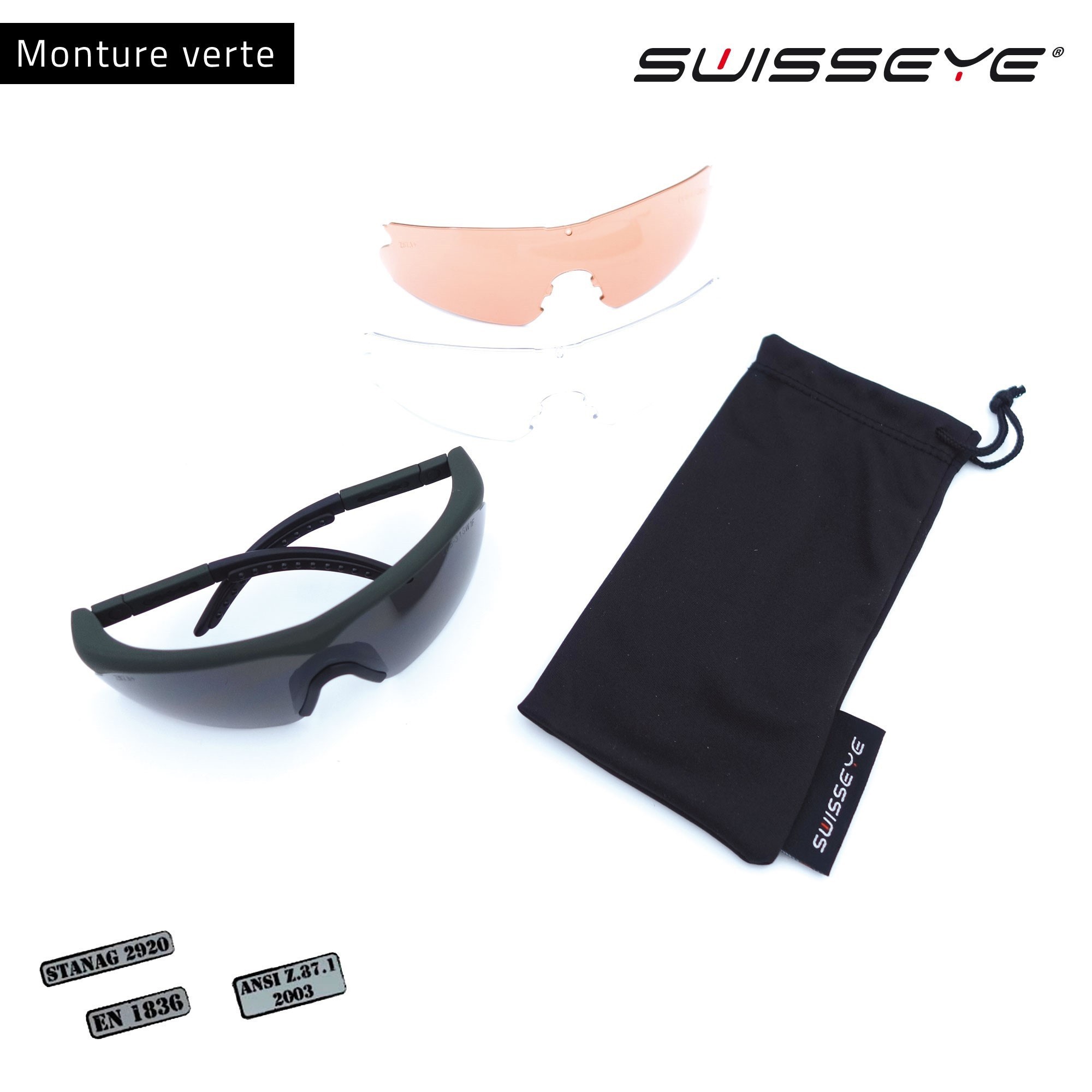 Lunettes balistiques Raptor Swisseye  - 6 Lunettes balistiques Raptor Swisseye  - 6