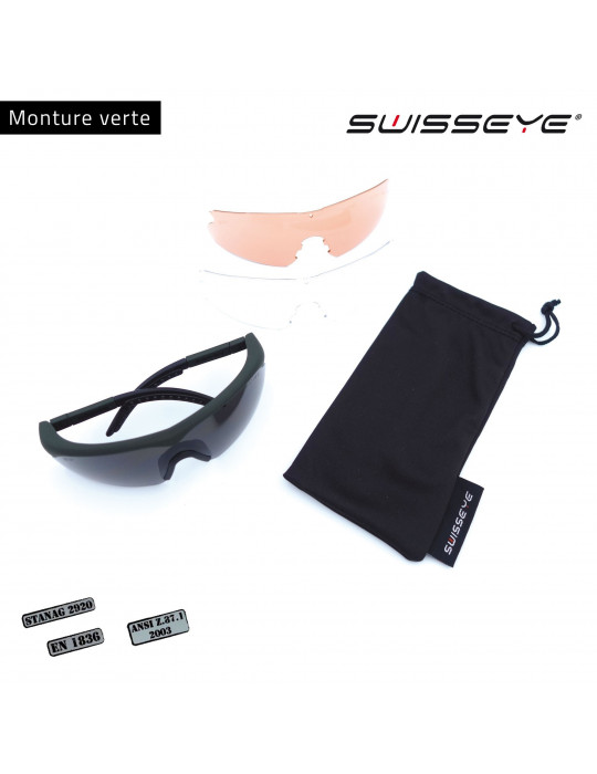 Lunettes balistiques Raptor Swisseye  - 6