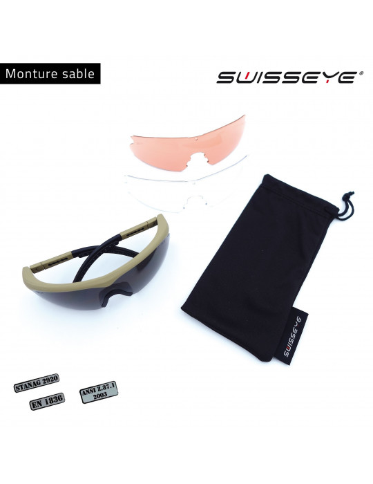 Lunettes balistiques Raptor Swisseye  - 8