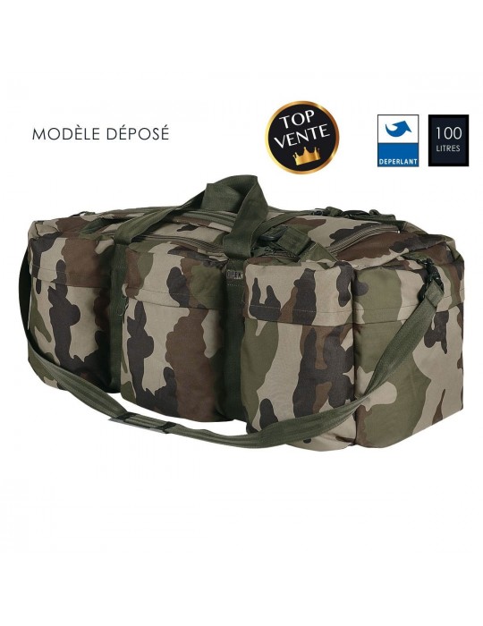 Sac Commando OTAN 100L noir de marque Patrol