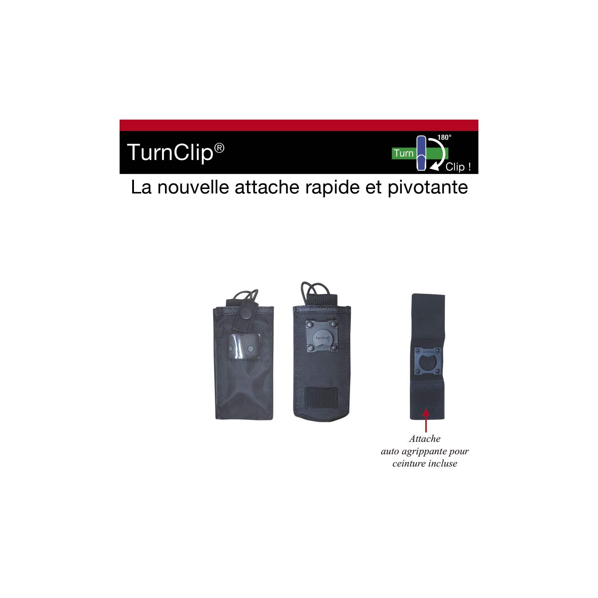 ETUI TURNCLIP PORTE RADIO 3  - 1 ETUI TURNCLIP PORTE RADIO 3  - 1