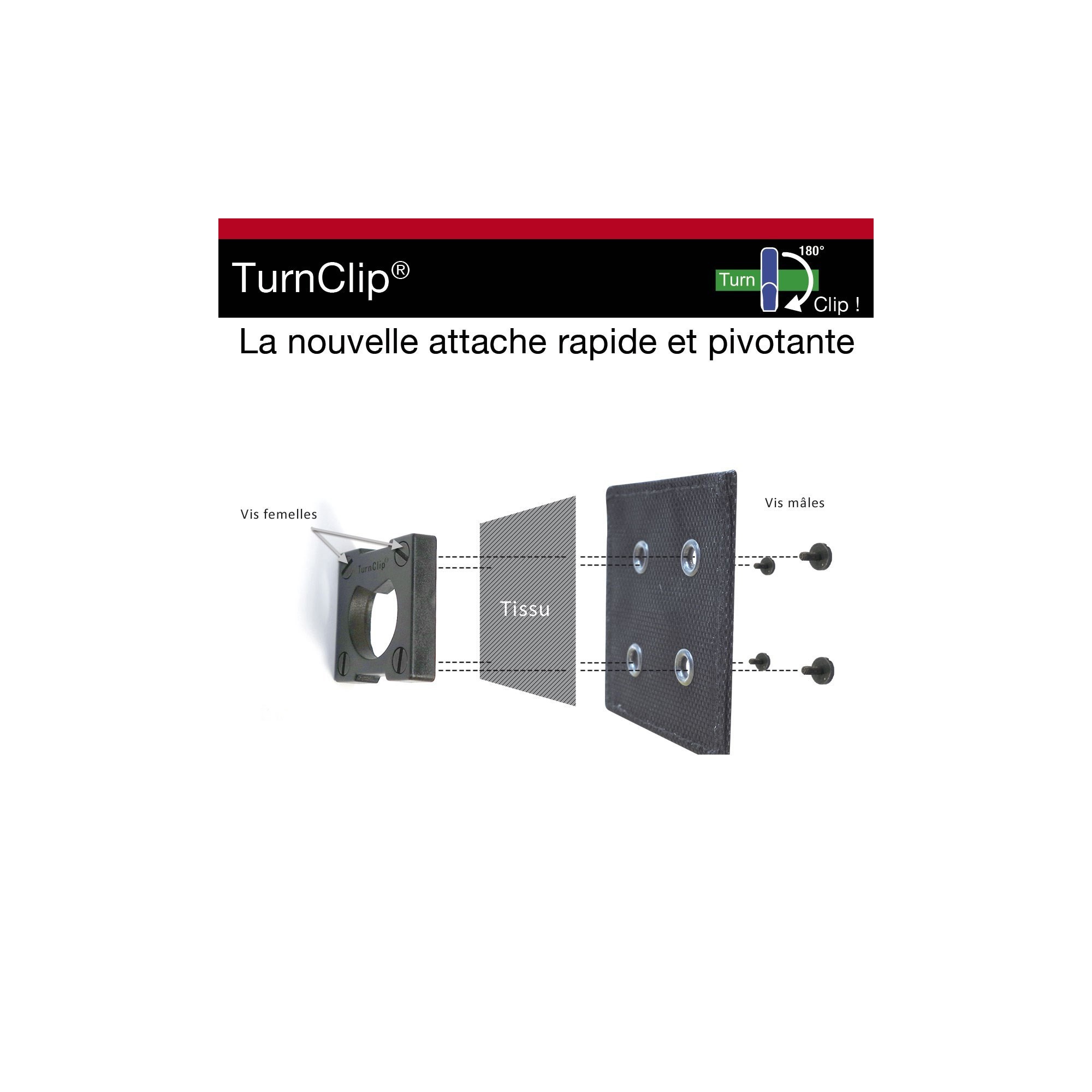 KIT D'INSTALLATION TURNCLIP  - 1 KIT D'INSTALLATION TURNCLIP  - 1