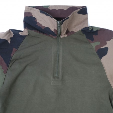 Chemise de combat type UBAS coton vert armée et Camo CE  - 3