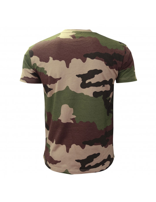 TEE SHIRT MANCHES COURTES CAMOUFLAGE SERIGRAPHIE LEGION  - 2