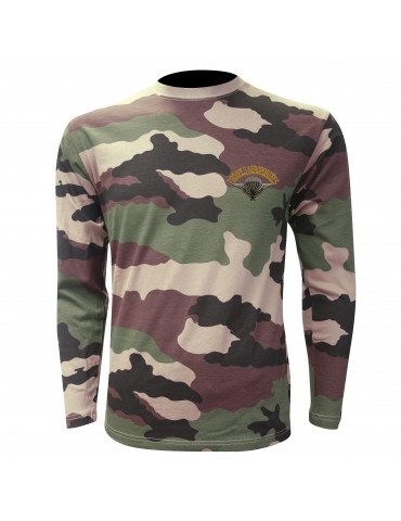 TSHIRT CAM MANCHES LONGUES BRODE  - 2