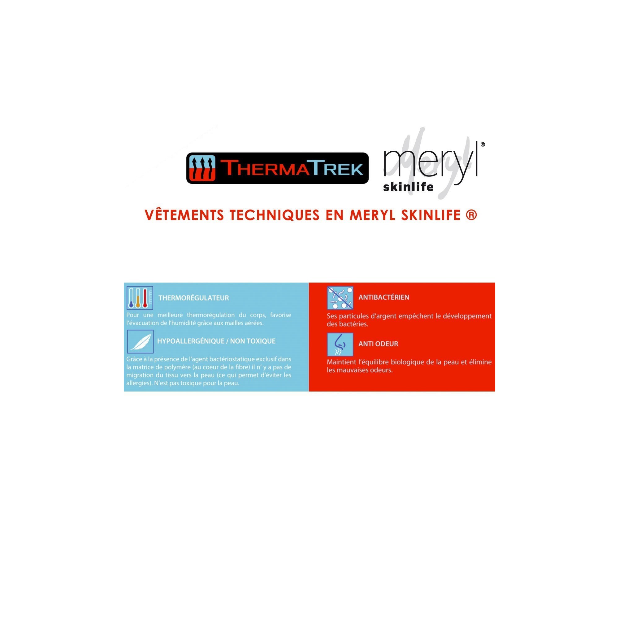 T-shirt Thermatrek manches longues thermorégulateur, antibactérien, hypoallergénique et anti odeur  - 6 T-shirt Thermatrek manches longues thermorégulateur, antibactérien, hypoallergénique et anti odeur  - 6