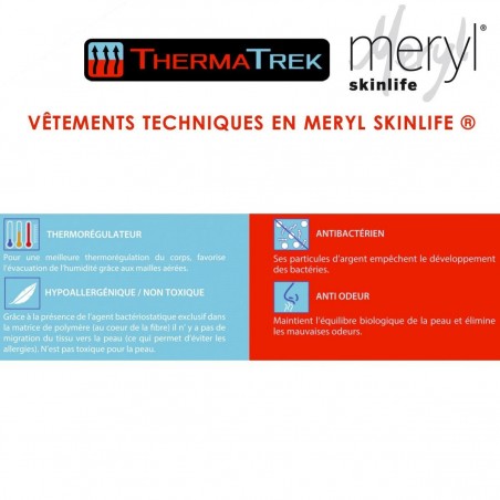 T-shirt Thermatrek manches longues thermorégulateur, antibactérien, hypoallergénique et anti odeur  - 6