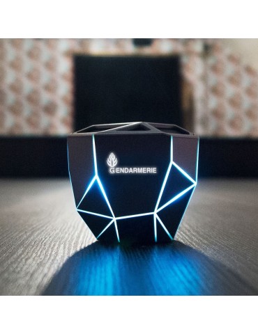 ENCEINTE BLUETOOTH GEO NOIRE LED BLANCHE  - 2