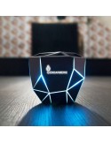 ENCEINTE BLUETOOTH GEO NOIRE LED BLANCHE  - 2 ENCEINTE BLUETOOTH GEO NOIRE LED BLANCHE  - 2