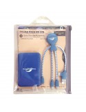 POWERPACKBIO BATTERIE EXTERNE 5000mAH BLEUE ET CABLE MULTI CONNECTEUR  - 4