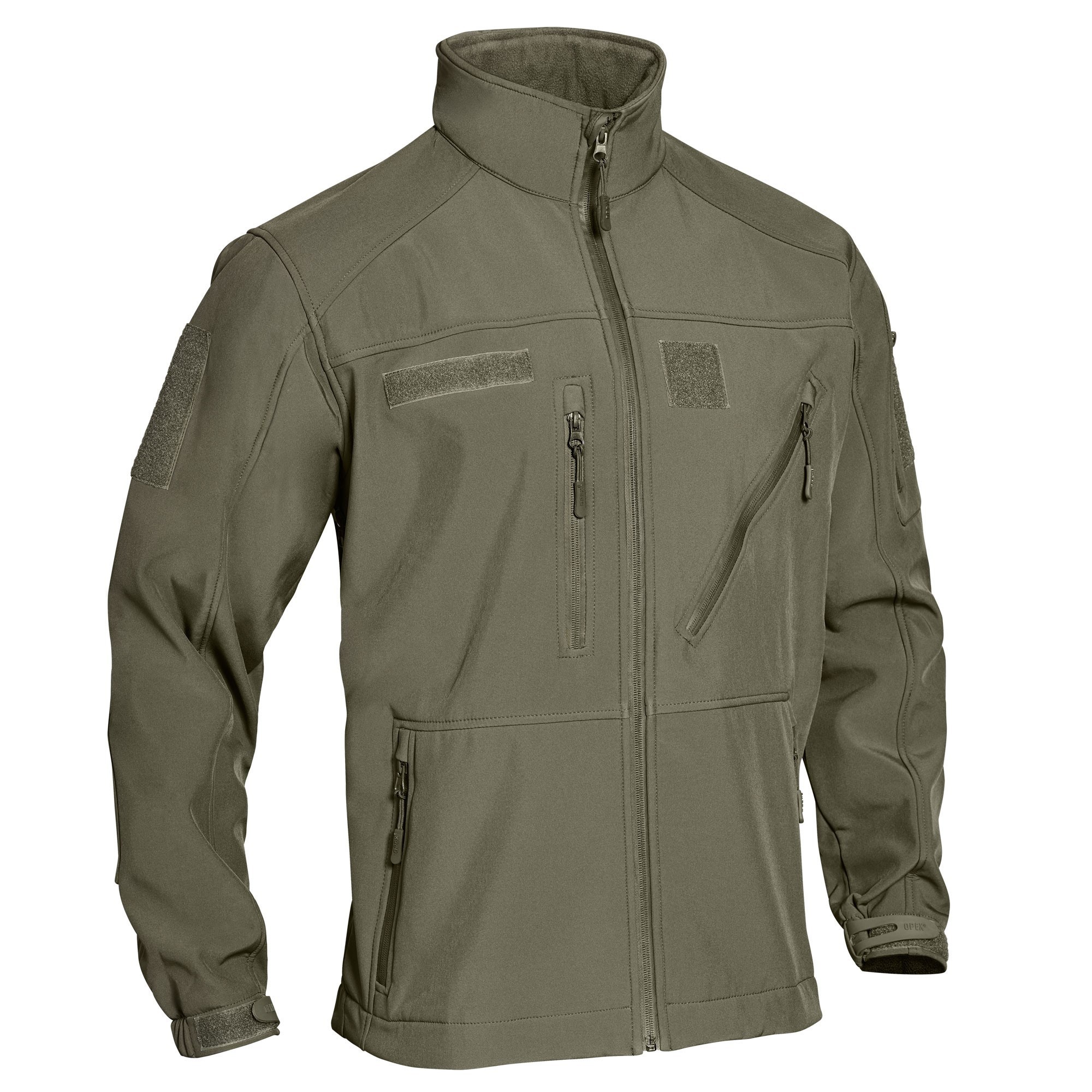 BLOUSON VERT SOFTSHELL 3 COUCHES  - 1 BLOUSON VERT SOFTSHELL 3 COUCHES  - 1