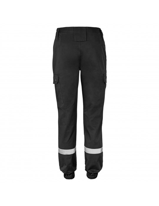 PANTALON noir SECURITE INCENDIE NOIR AVEC POCHES LATERALES  - 2