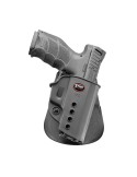 Holster rigide polymere a retention passive avec vis d'ajustement