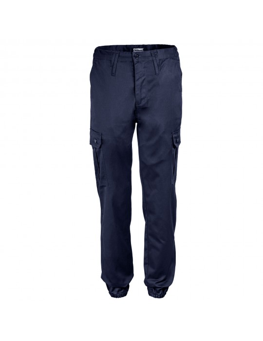 PANTALON SECURITE  BLEU MAT  poches latérales  - 1