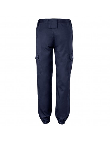 PANTALON SECURITE  BLEU MAT  poches latérales  - 2