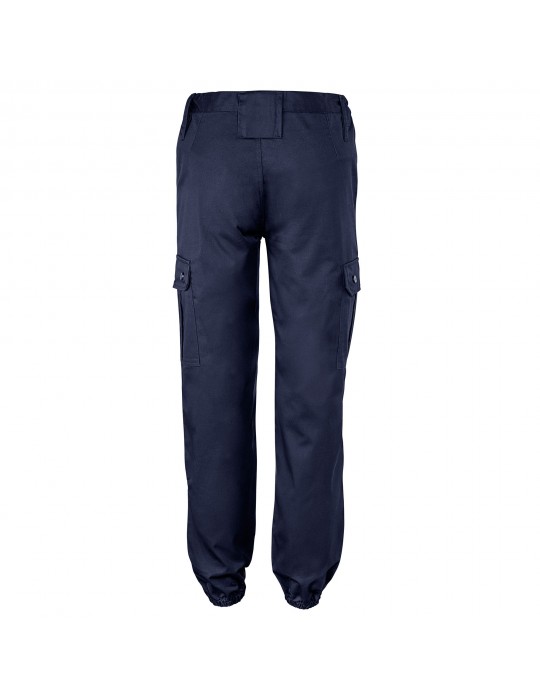 PANTALON SECURITE  BLEU MAT  poches latérales  - 2