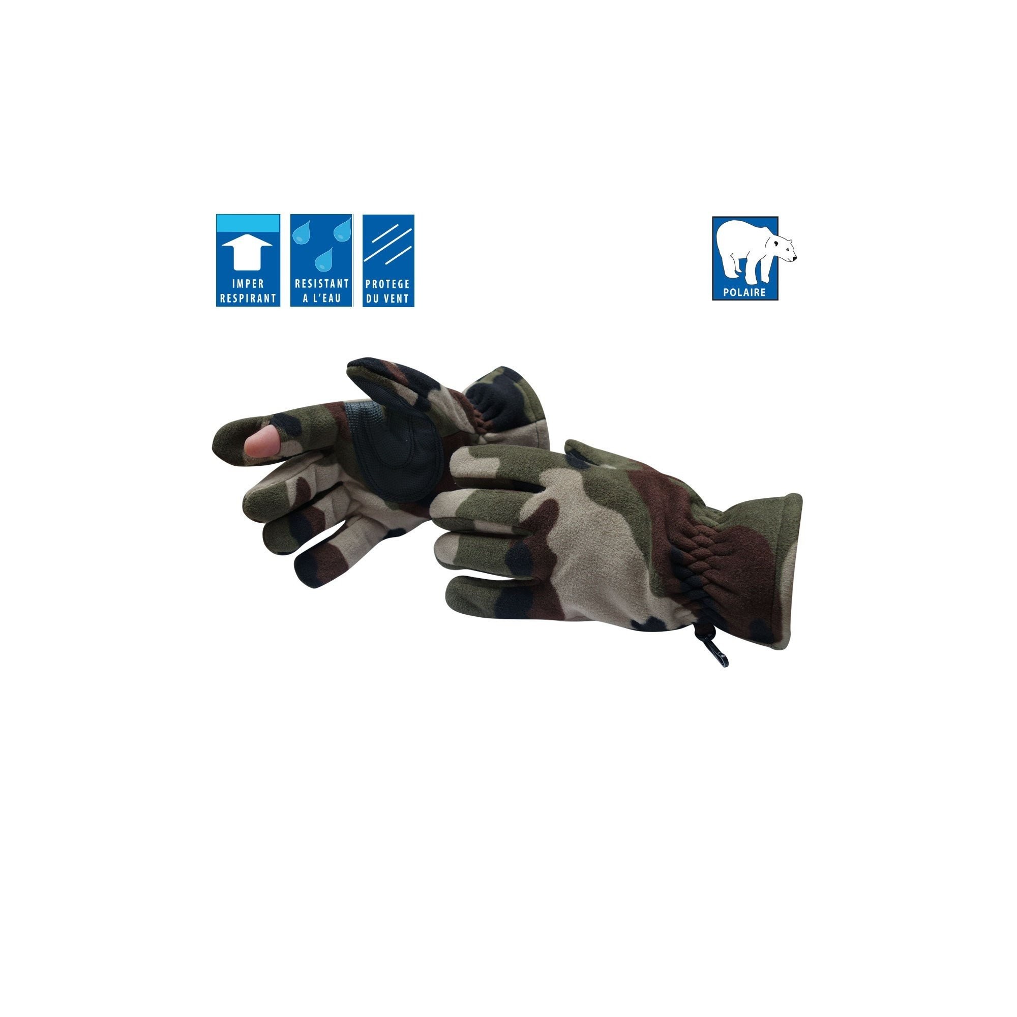 GANTS POLAIRES IMPER RESPIRANT CAM  - 1