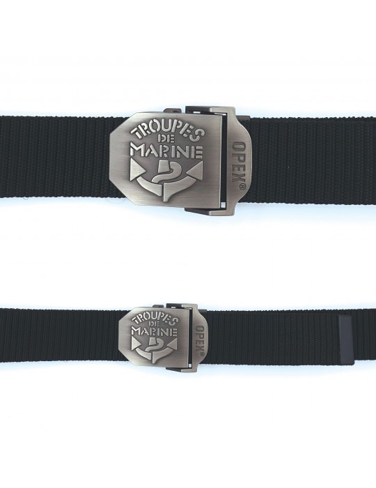 Ceinture sangle boucle gravée P0FRANKIE