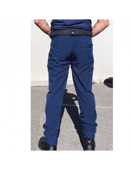 PANTALON INTERVENTION LEGER MAT BLEU FITTE POLICE MUNICIPALE  - 4