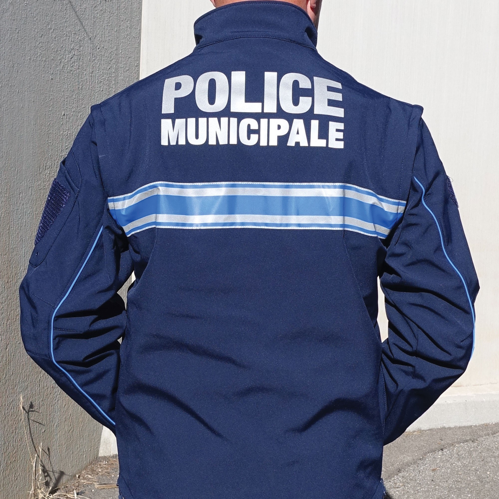 BLOUSON SOFTSHELL POLICE MUNICIPALE 2 EN1 MANCHES AMOVIBLES  - 5 BLOUSON SOFTSHELL POLICE MUNICIPALE 2 EN1 MANCHES AMOVIBLES  - 5
