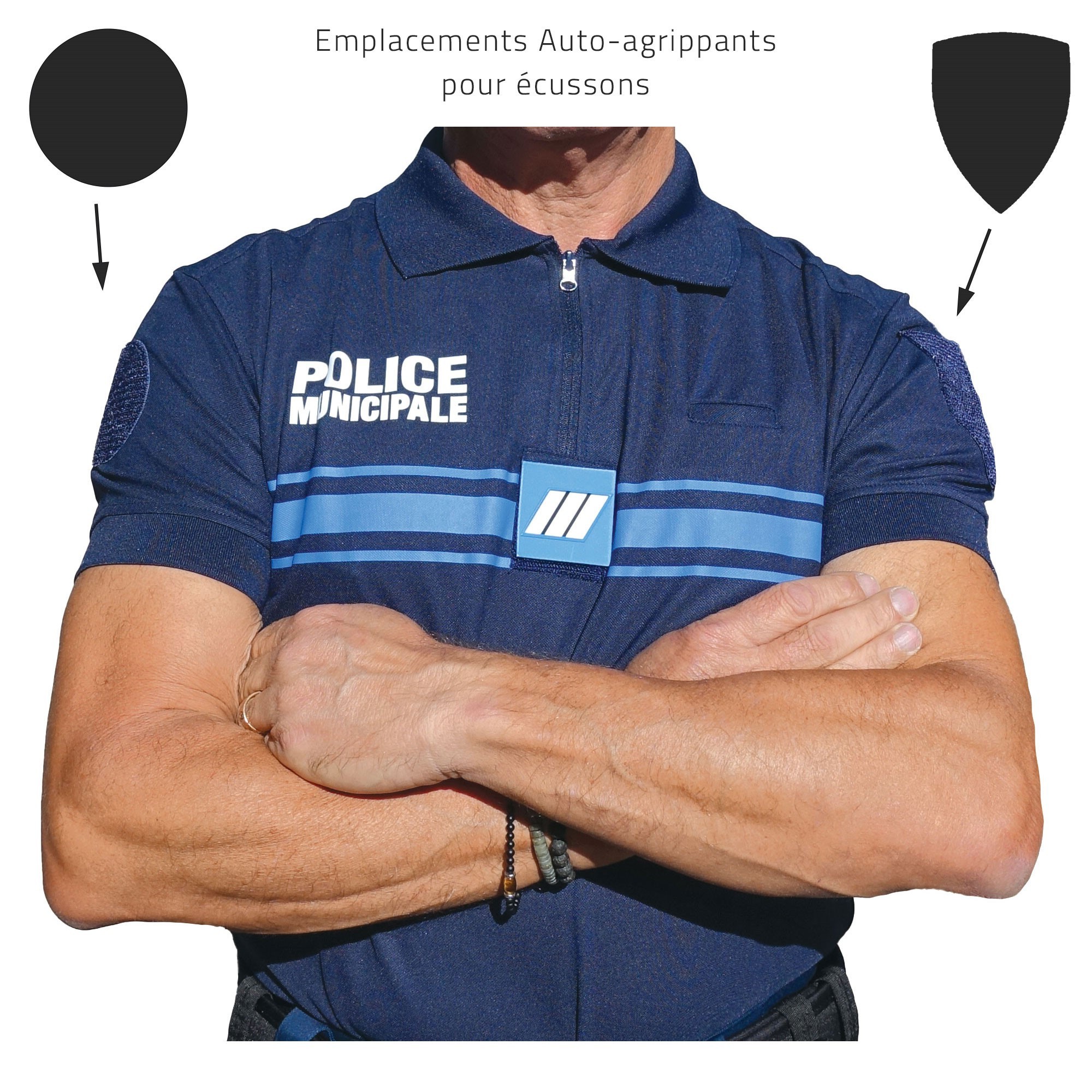 Polo Police Municipale manches courtes Cooldry®  - 4 Polo Police Municipale manches courtes Cooldry®  - 4