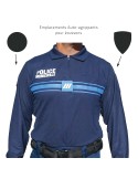 Polo Police Municipale manches longues Cooldry®  - 4 Polo Police Municipale manches longues Cooldry®  - 4